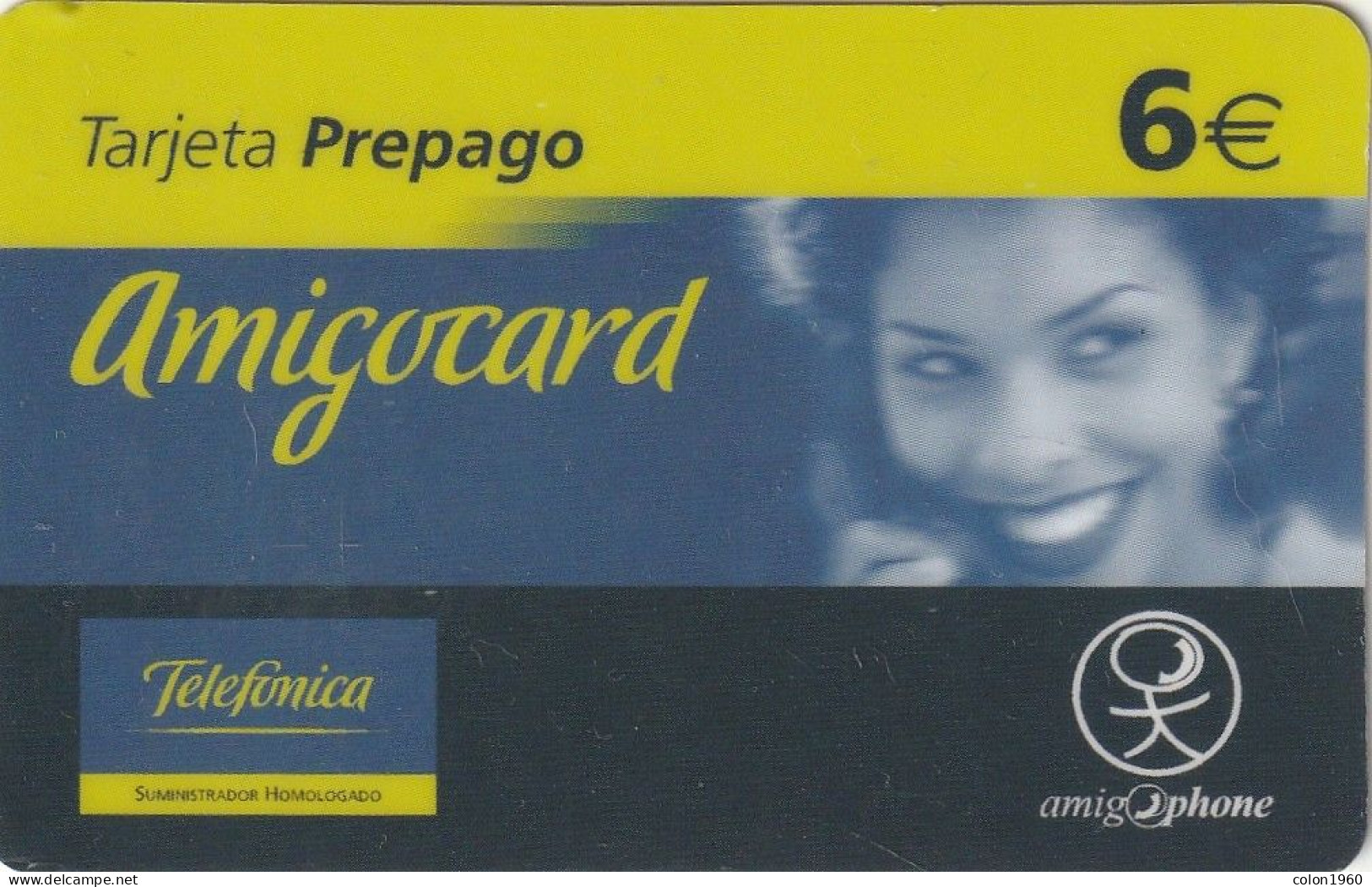 ESPAÑA. AMIGOCARD. CHICA. 6€. (774P) - Telefonica