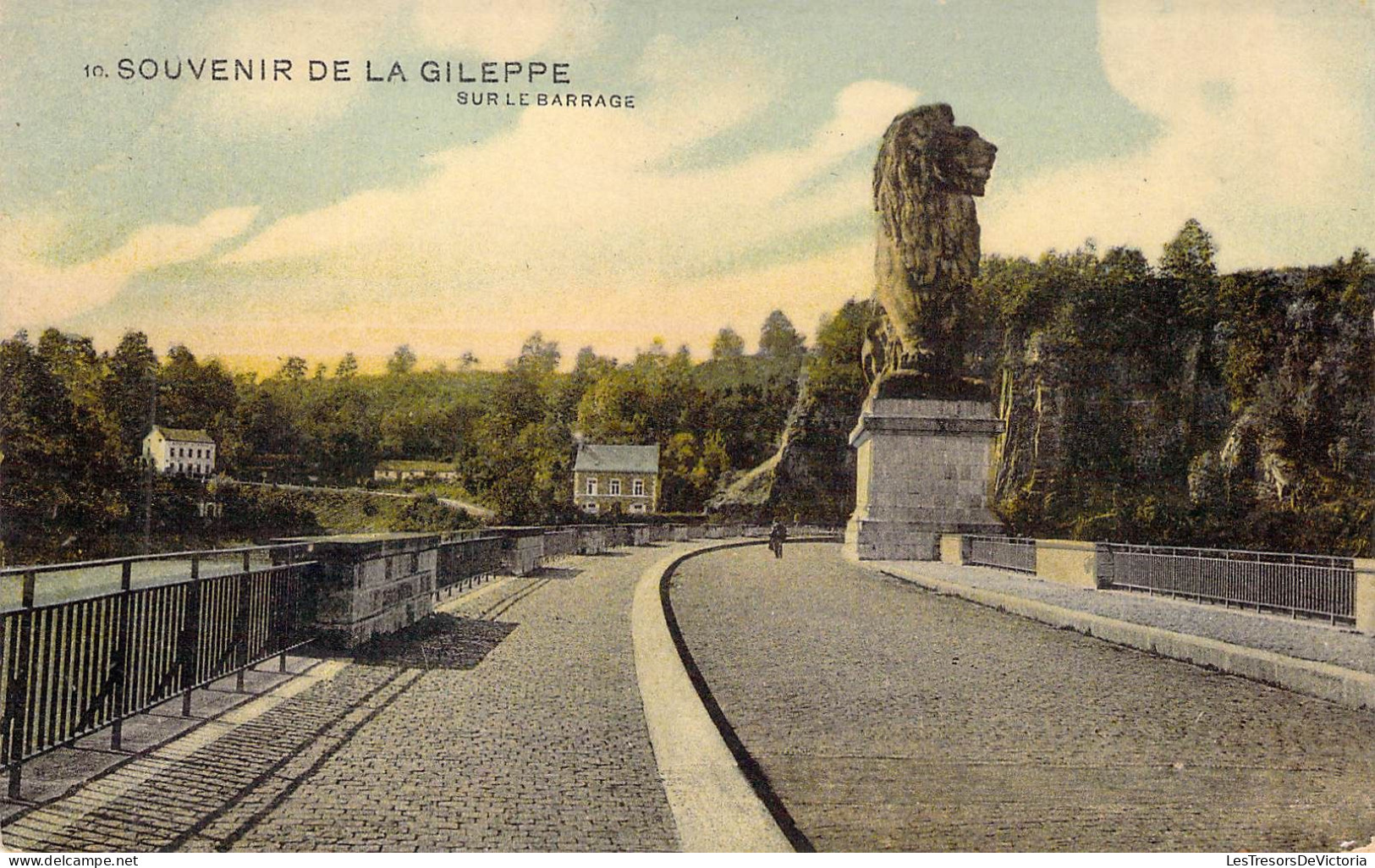 BELGIQUE - GILEPPE - Souvenir De La Gileppe Sur Le Barrage - Carte Postale Ancienne - Gileppe (Stuwdam)