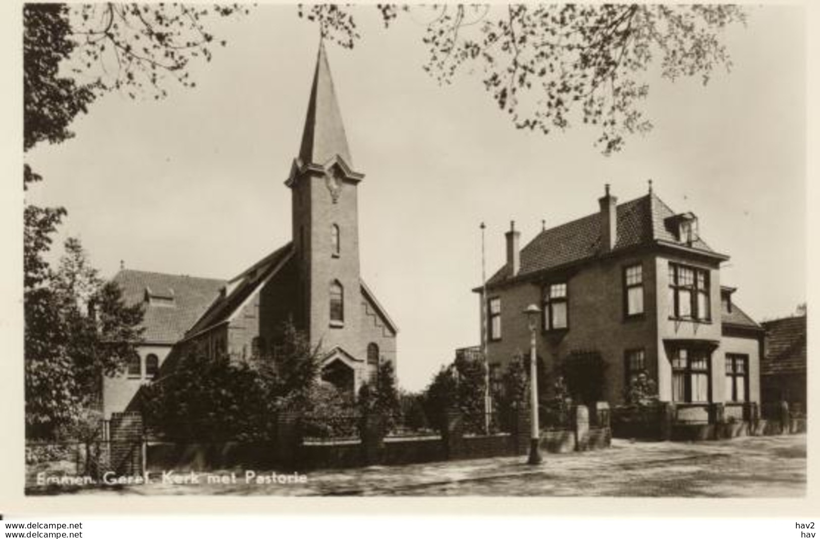 Emmen Gereformeerde Kerk Met Pastorie 3307 - Emmen