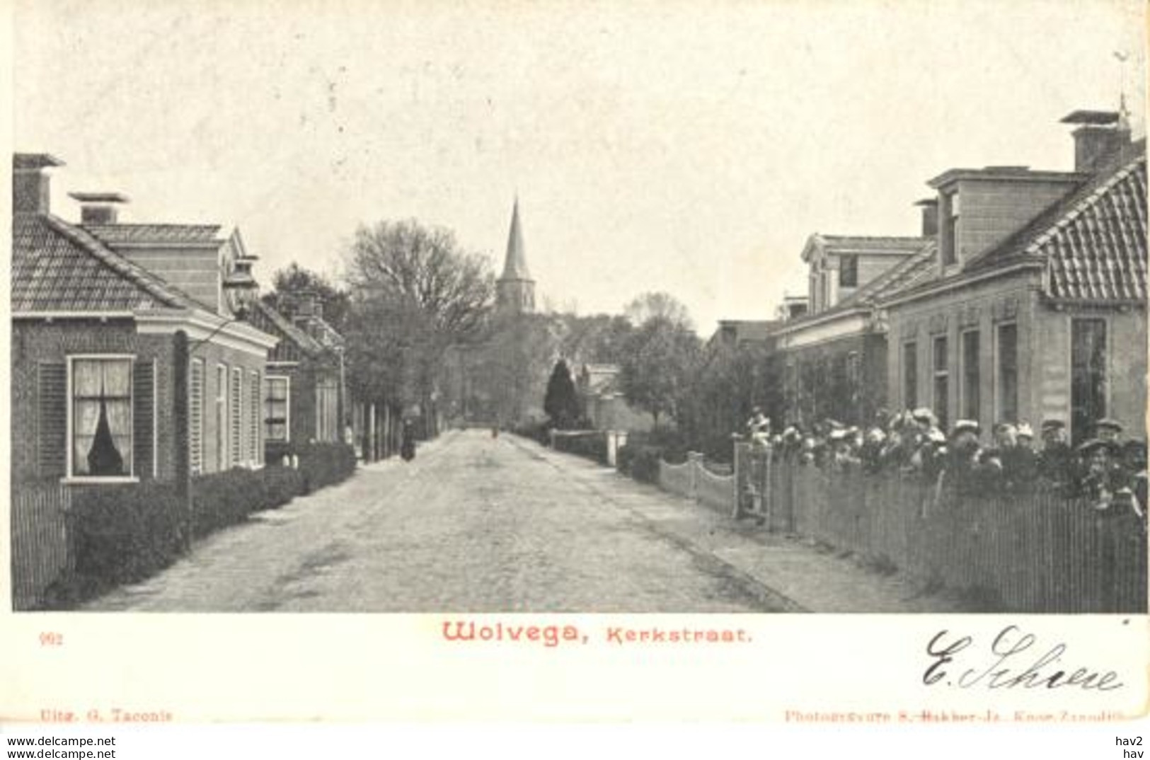 Wolvega Kerkstraat ZEER OUD (1903) 4802 - Wolvega