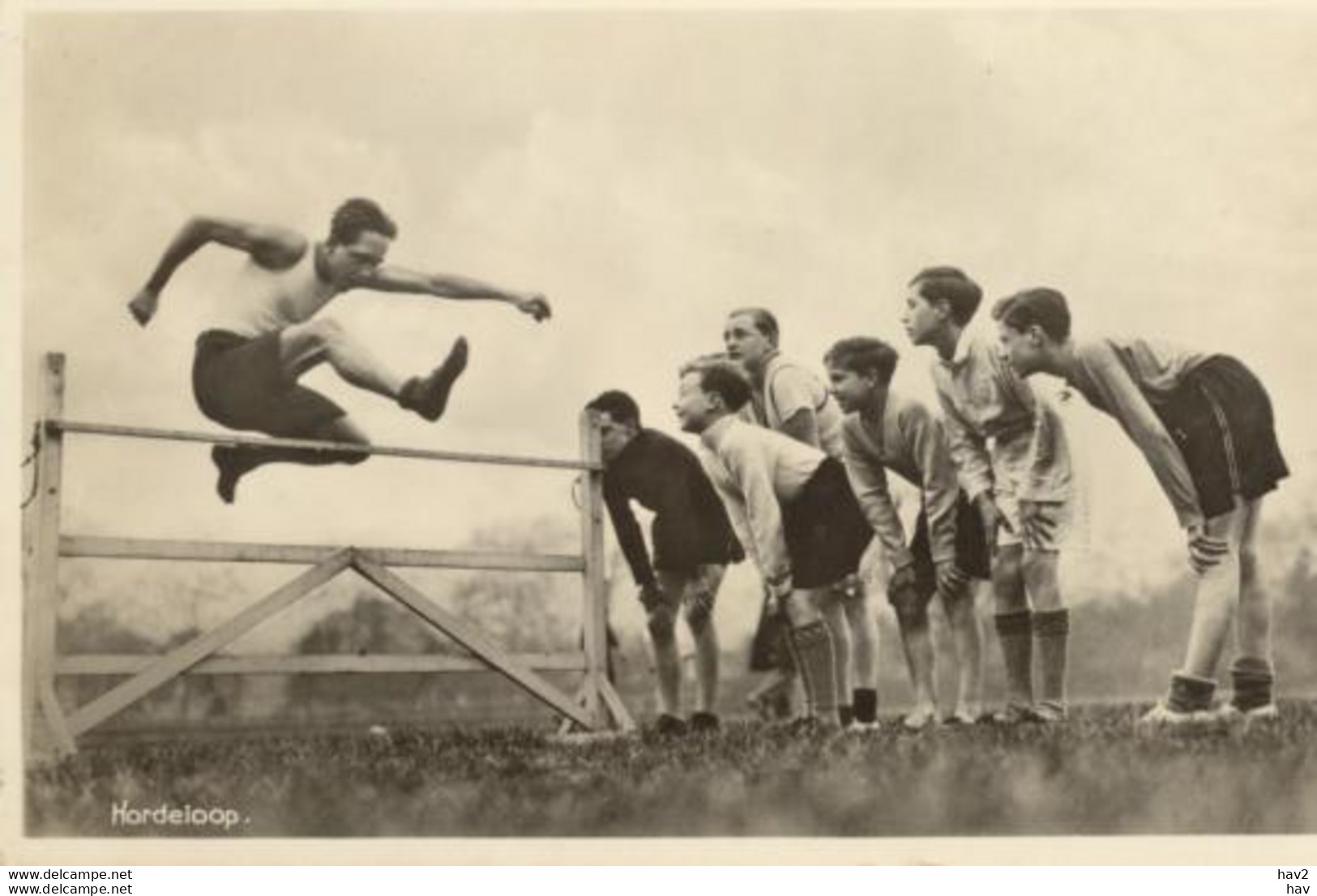 Atletiek Hordeloop Circa 1930 4981 - Athlétisme