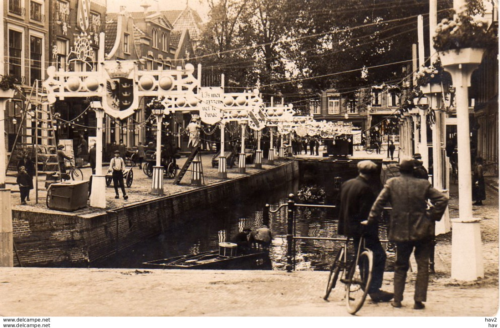 SNEEK Leeuwenburg ZEER OUDE FOTOKAART BM65 - Sneek