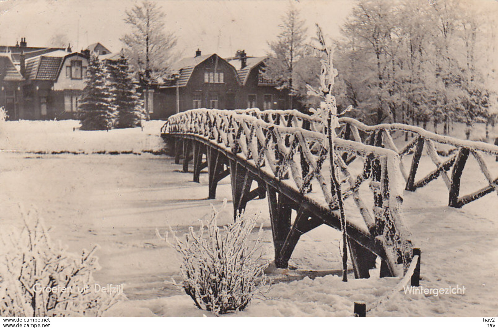 Delfzijl Wintergezicht 1942 5603 - Delfzijl