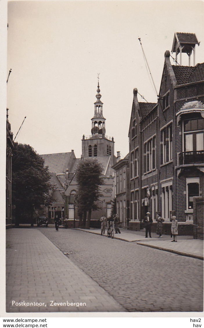 Zevenbergen Postkantoor Oude Fotokaart 5637 - Zevenbergen