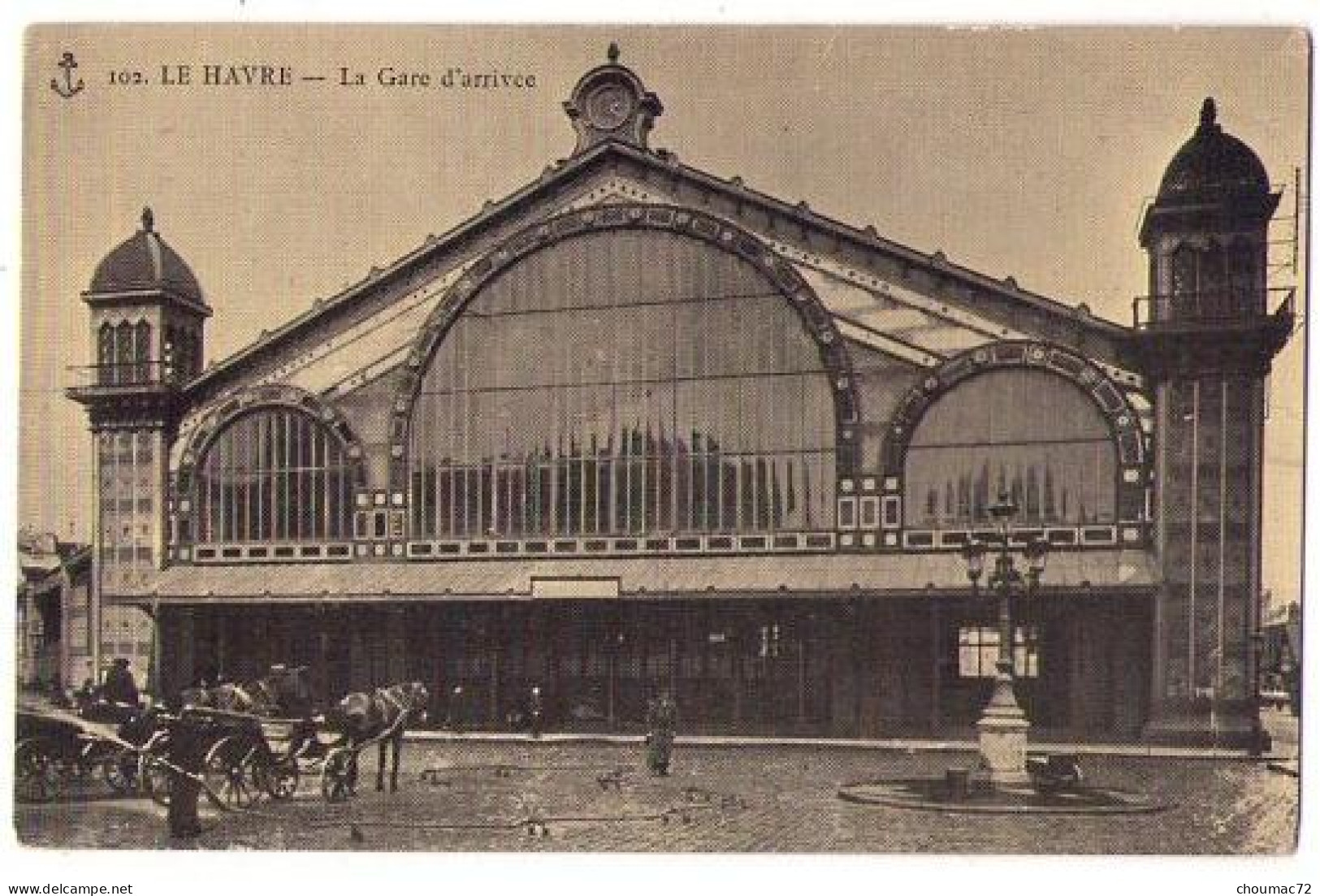 (76) 042, Le Havre, La Gare D'Arrivée - Bahnhof