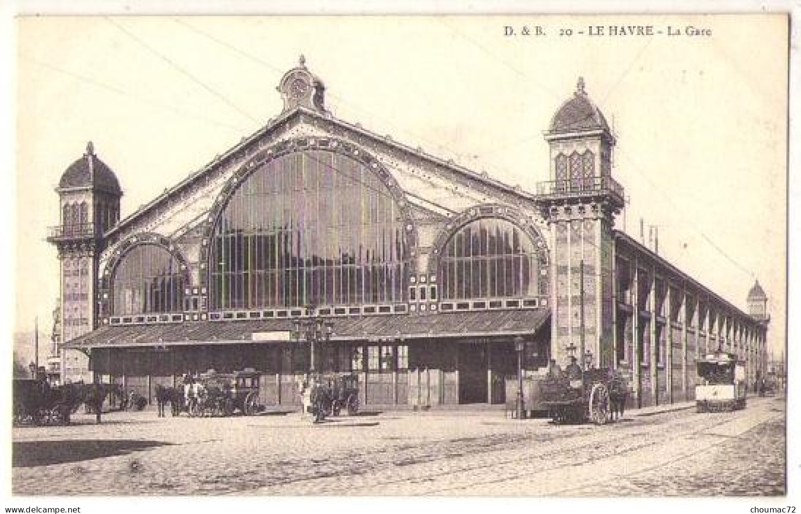 (76) 063, Le Havre, D & B 20, La Gare, Tramway - Gare