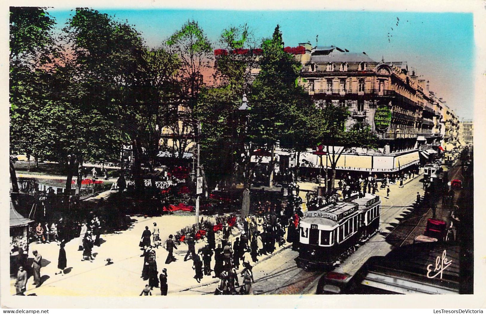 CPA - France - 31 - TOULOUSE - La Rue D'Alsace Lorraine Et Le Square Du Capitole - Carte Postale Ancienne - Toulouse