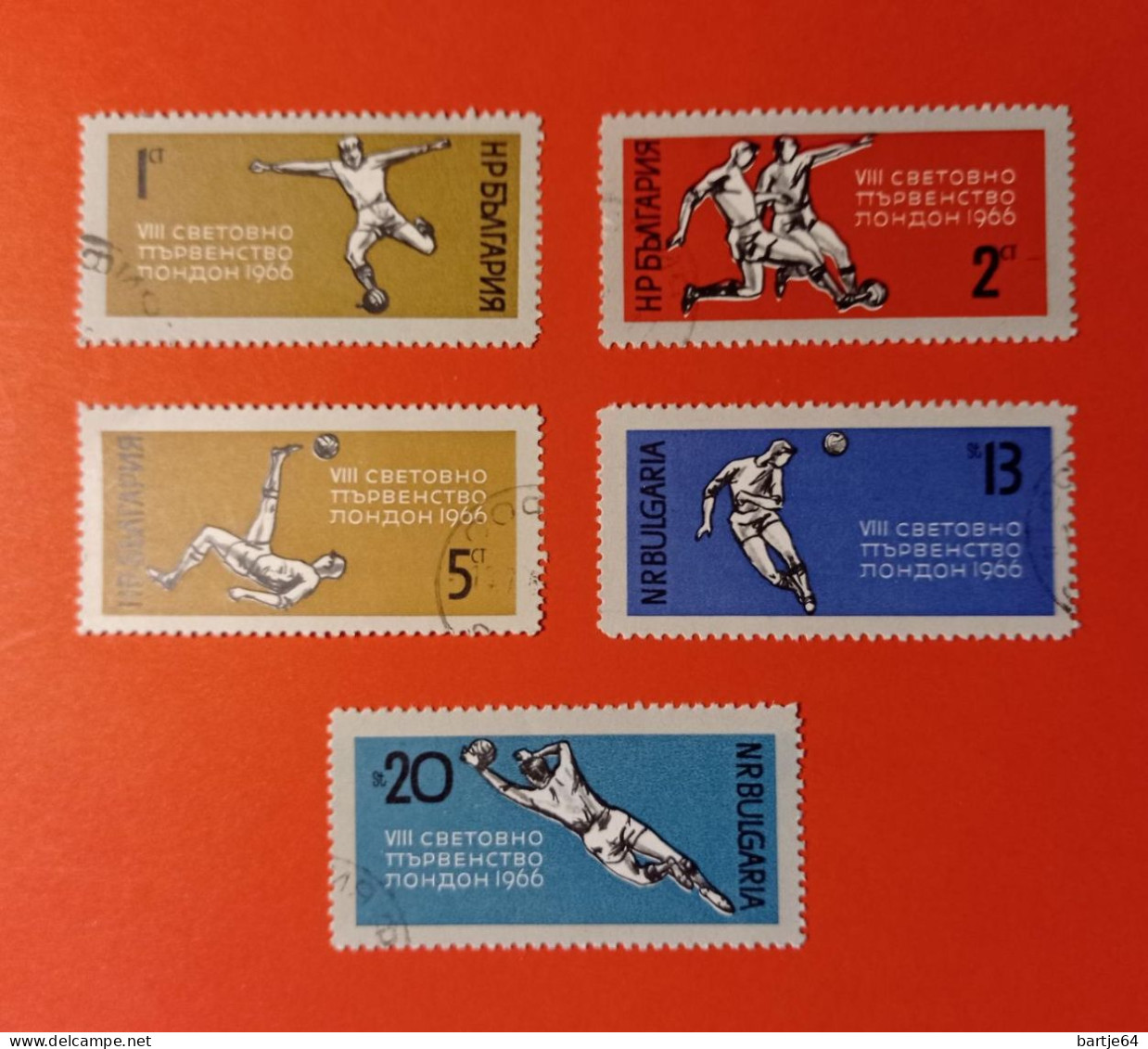 1966 Bulgaria - Serie Gestempeld - 1966 – England