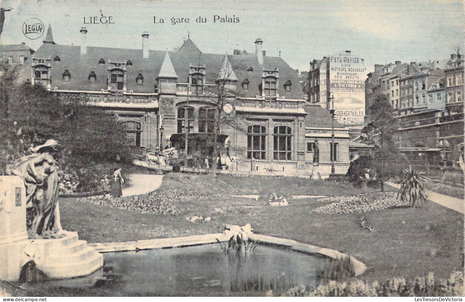 BELGIQUE - Liège - La Gare Du Palais - Carte Postale Ancienne - Luik