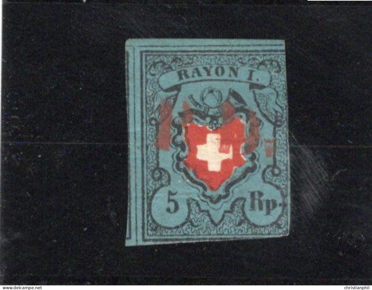 SUISSE. ANNEE 1850. SIGNE Calves. N° 14 OBLITERE - 1843-1852 Kantonalmarken Und Bundesmarken