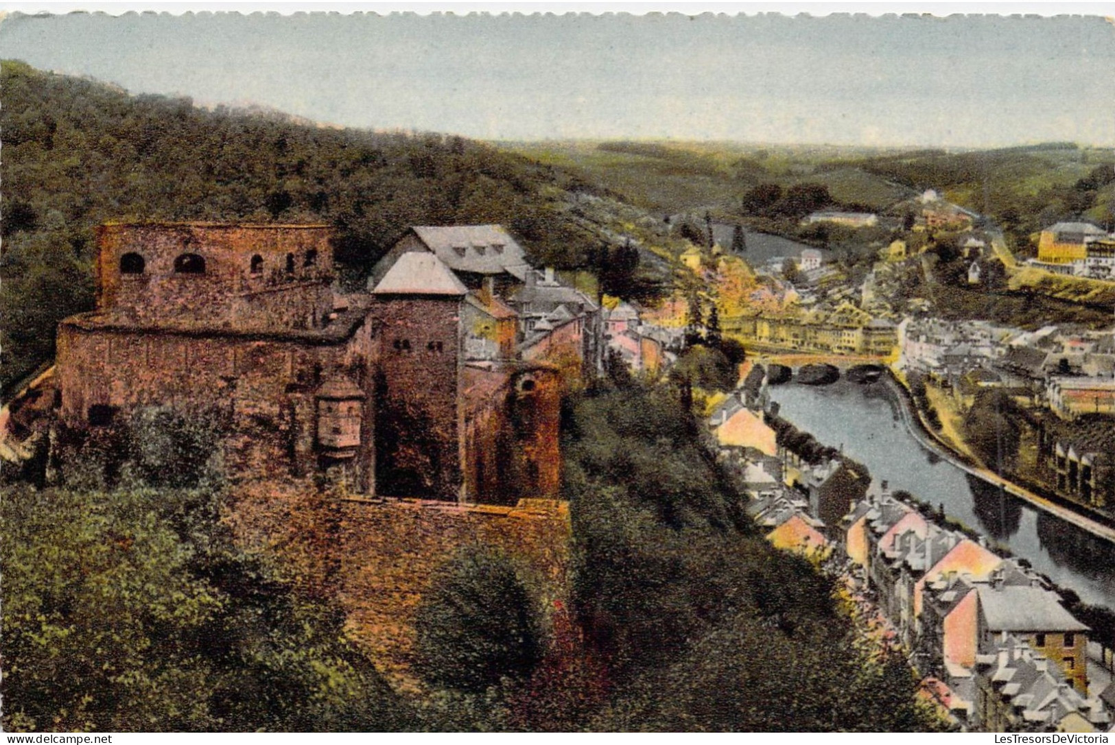 BELGIQUE - BOUILLON - Château Et Panorama - Carte Postale Ancienne - Bouillon