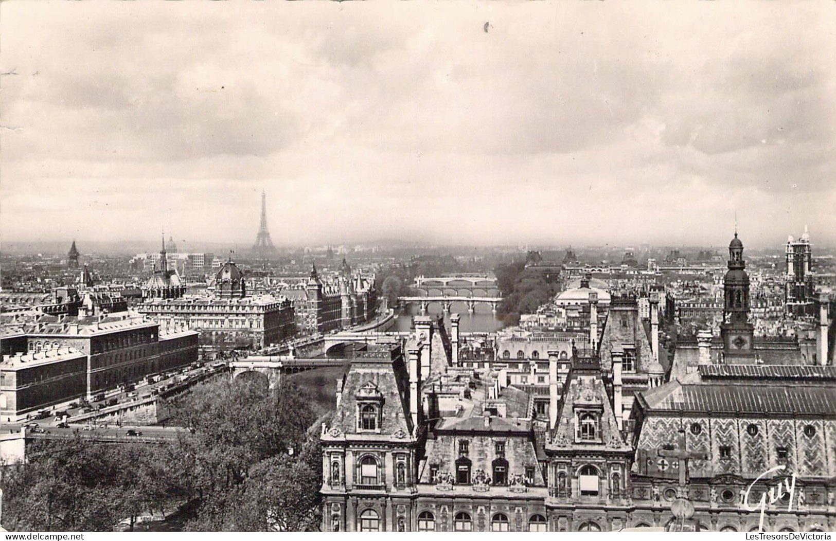 CPA - France - 75 - PARIS - La Perspective Des Sept Ponts - Carte Postale Ancienne - Other Monuments