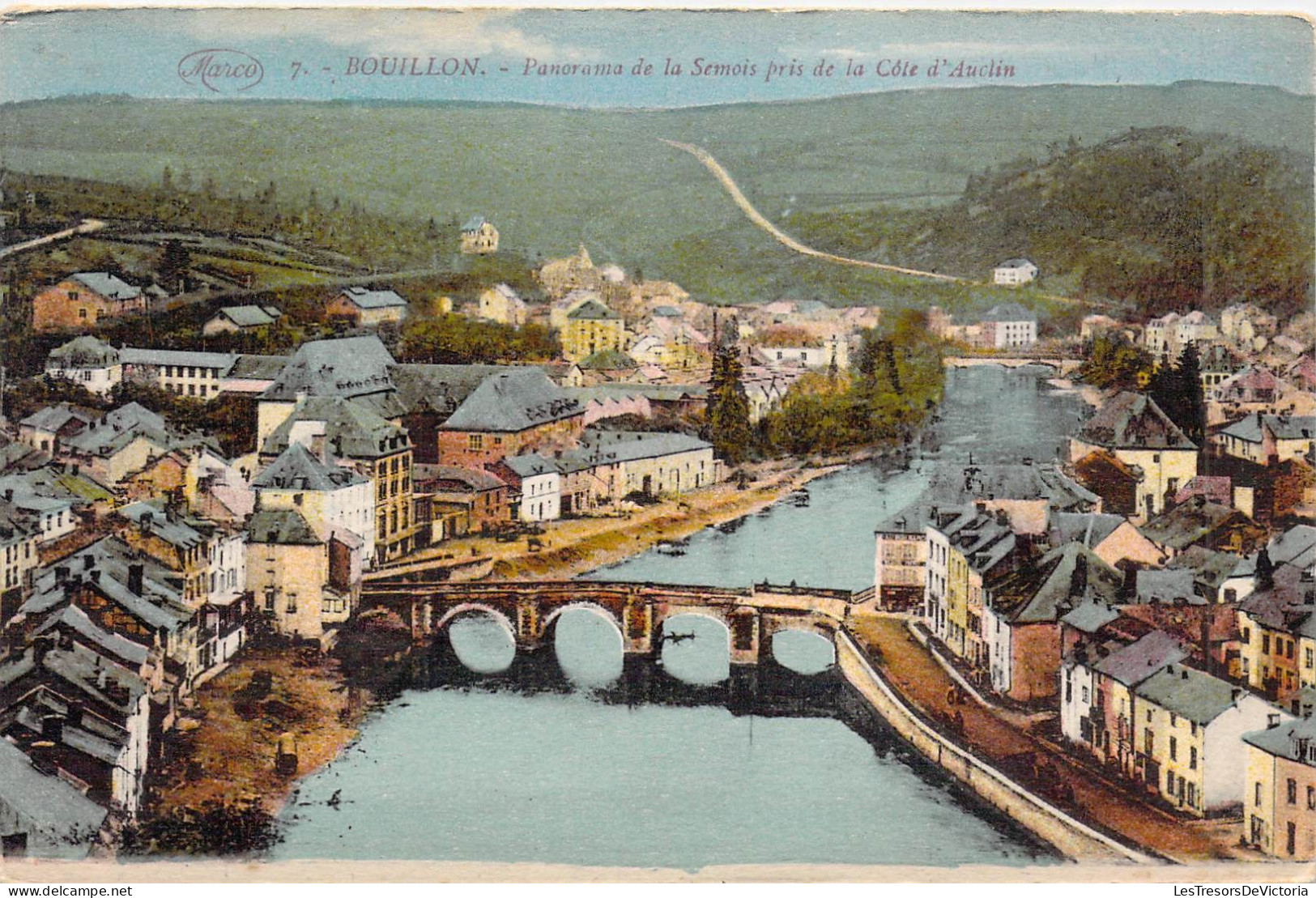 BELGIQUE - BOUILLON - Panorama De La Semois Pris De La Côte D'Auclin - Carte Postale Ancienne - Bouillon