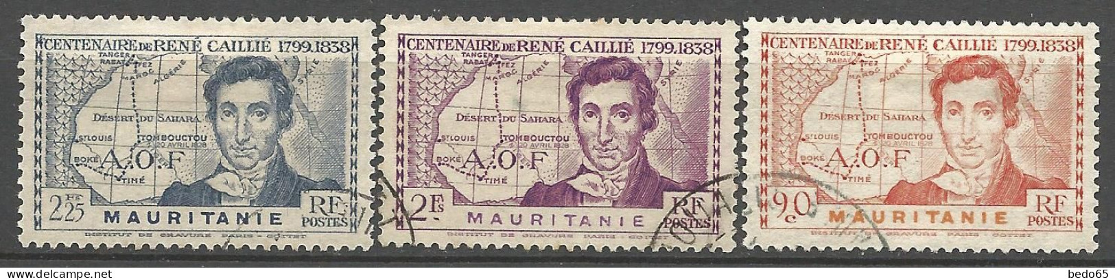 MAURITANIE Série Compléte N° 95 à 97  OBL / Used - Used Stamps