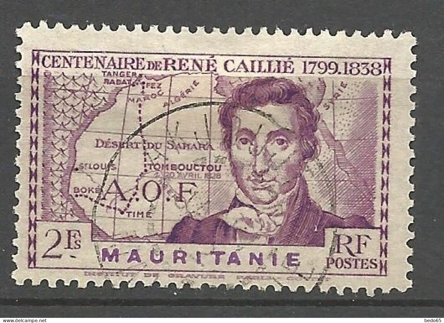 MAURITANIE N° 96 CACHET AKJOUJT / Used - Used Stamps