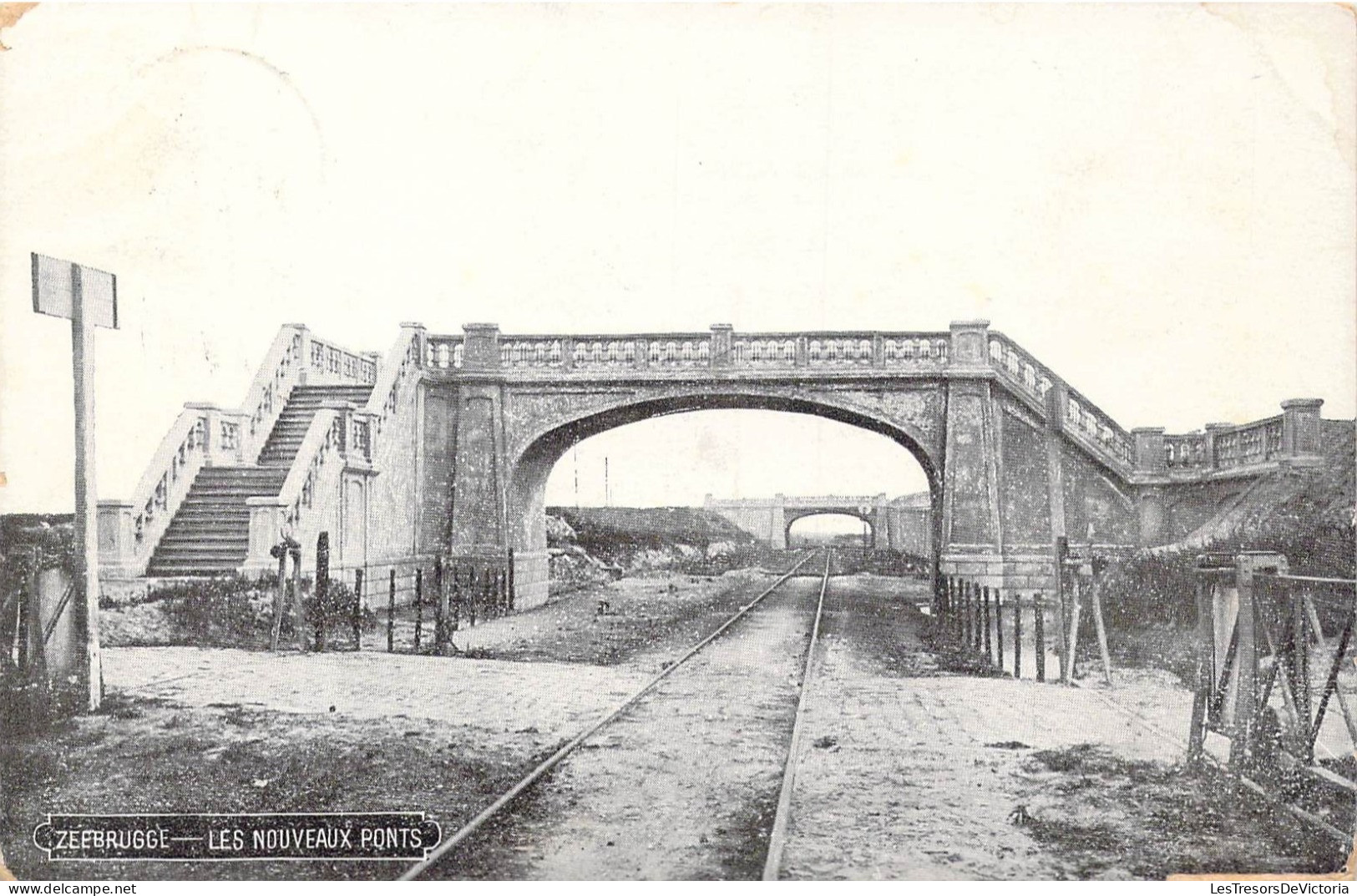 BELGIQUE - Zeebrugge - Les Nouveaux Ponts - Carte Postale Ancienne - Zeebrugge