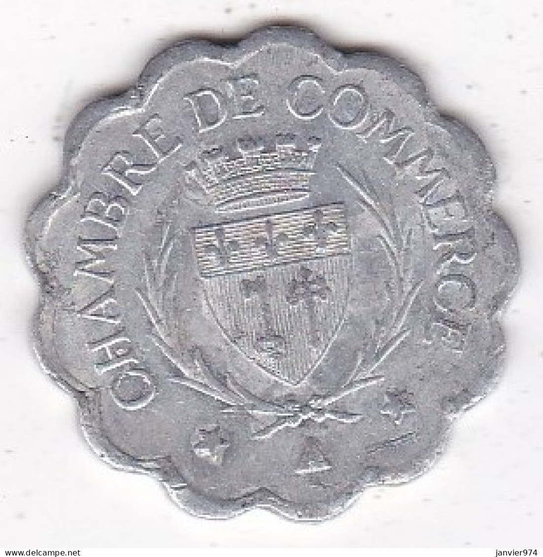 11. Aude.  Narbonne. Chambre De Commerce 25 Centimes 1920 . En Aluminium - Noodgeld