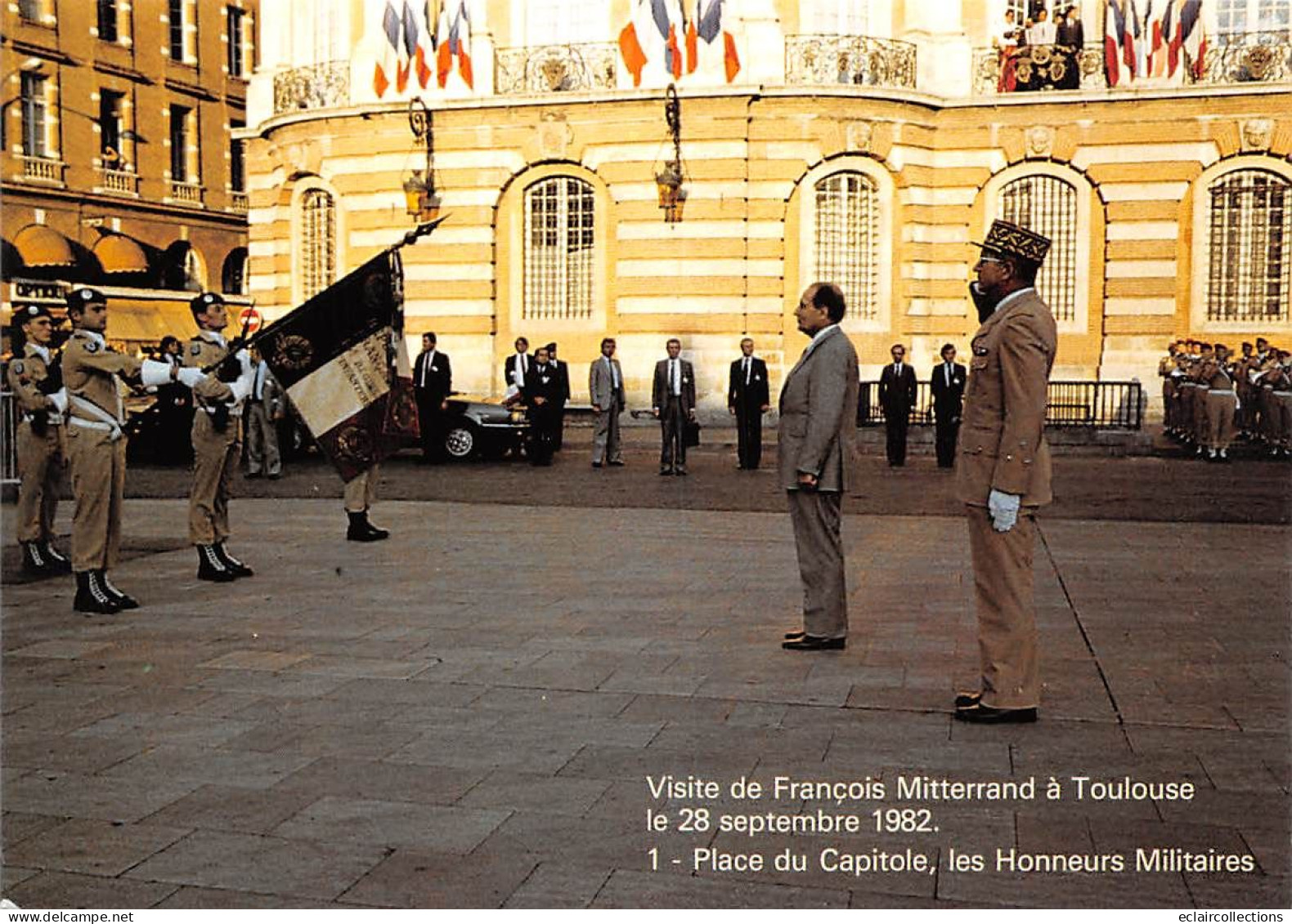 Thème  Politique :  Visite De M. François Mitterand A Toulouse  Septembre  1982    6 Cartes    (voir Scan) - Personnages