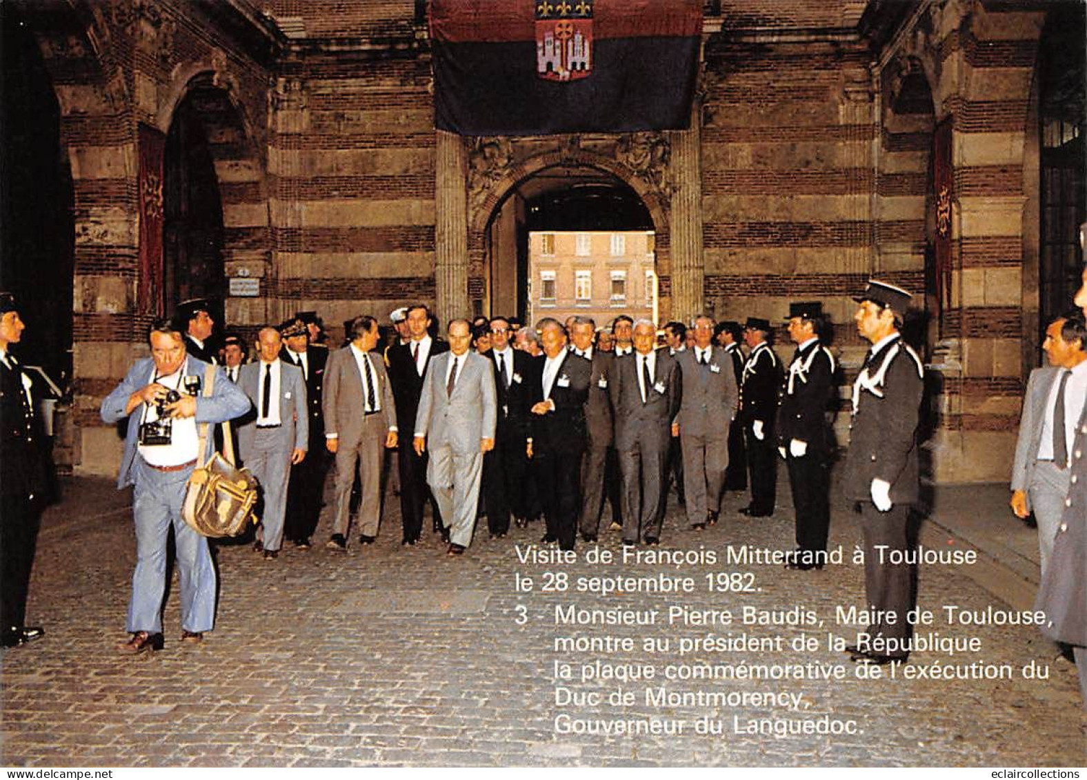 Thème  Politique :  Visite De M. François Mitterand A Toulouse  Septembre  1982    6 Cartes    (voir Scan) - Personnages