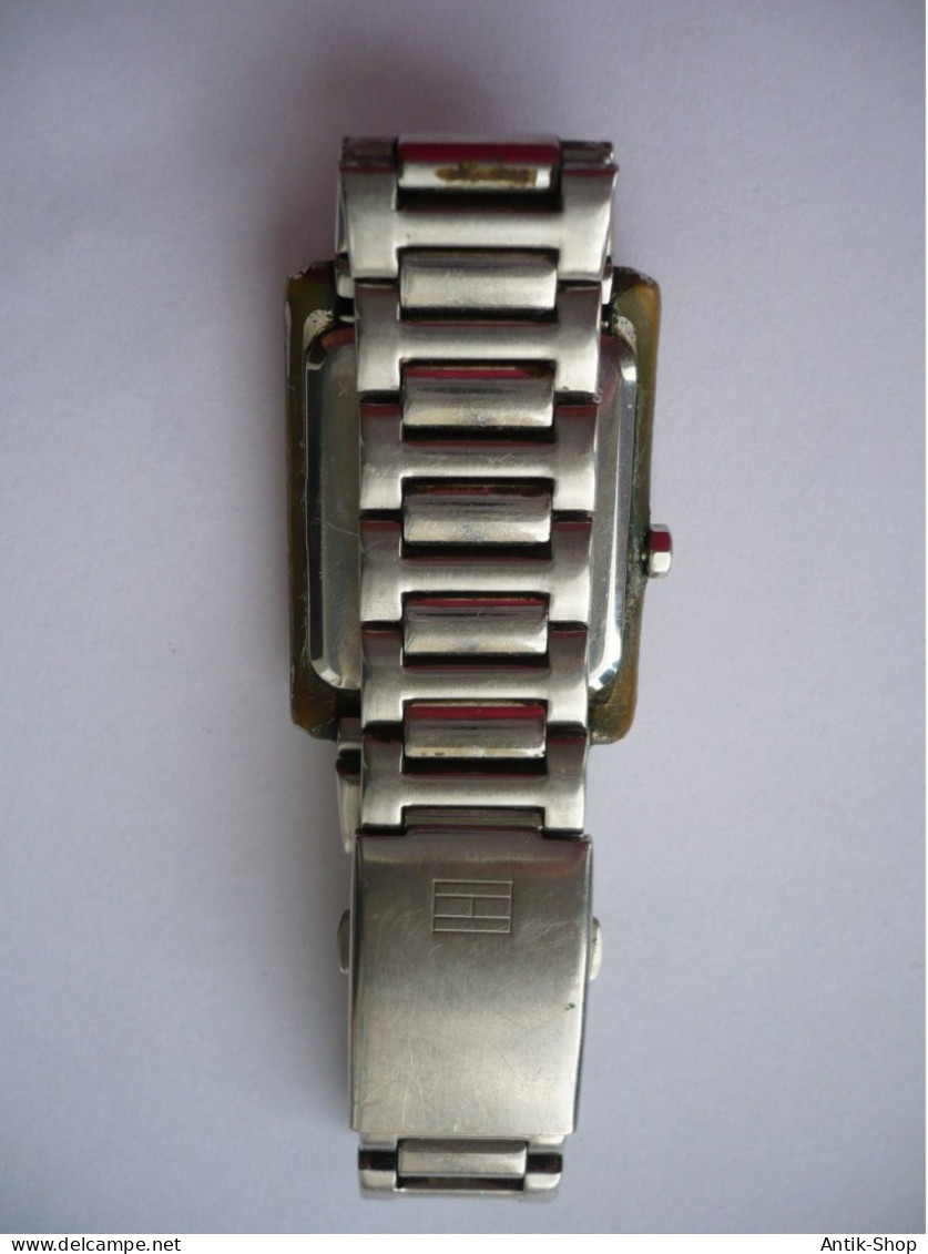 Herren-Hilfiger-Uhr  -  F90218  - Mit Stahlglieder-Armband (1133) - Designeruhren