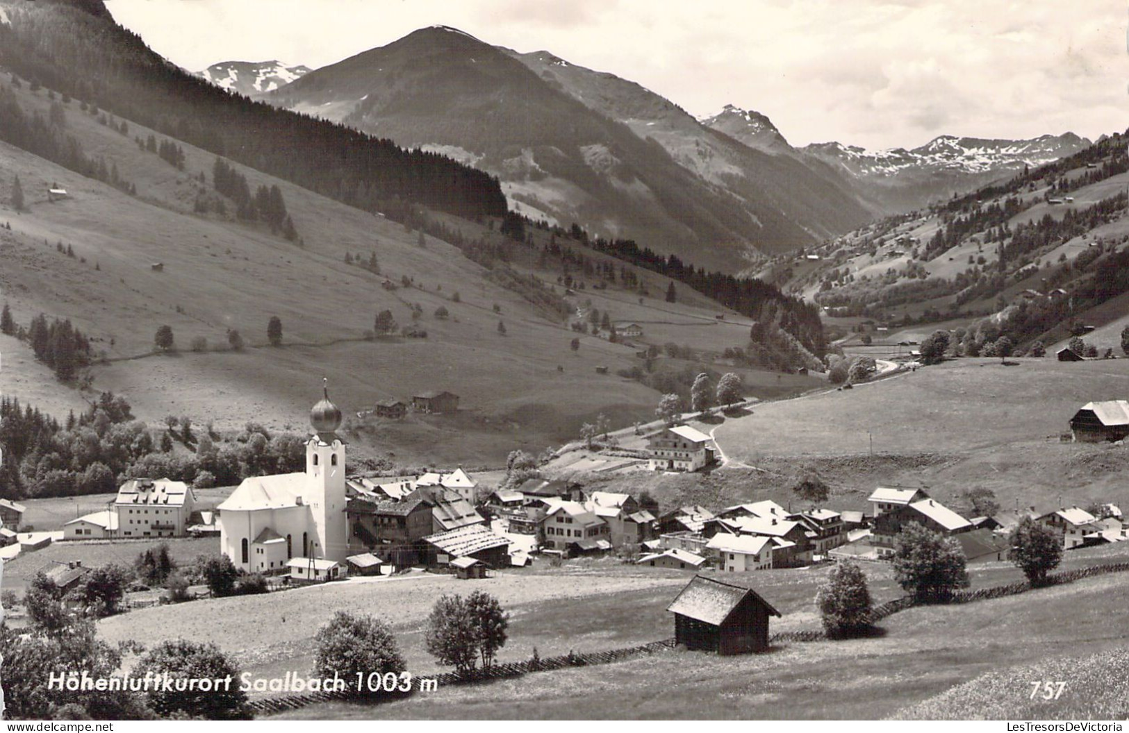 CPA - AUTRICHE - Höhenluftkurort Saalbach - Carte Postale Ancienne - Sonstige & Ohne Zuordnung