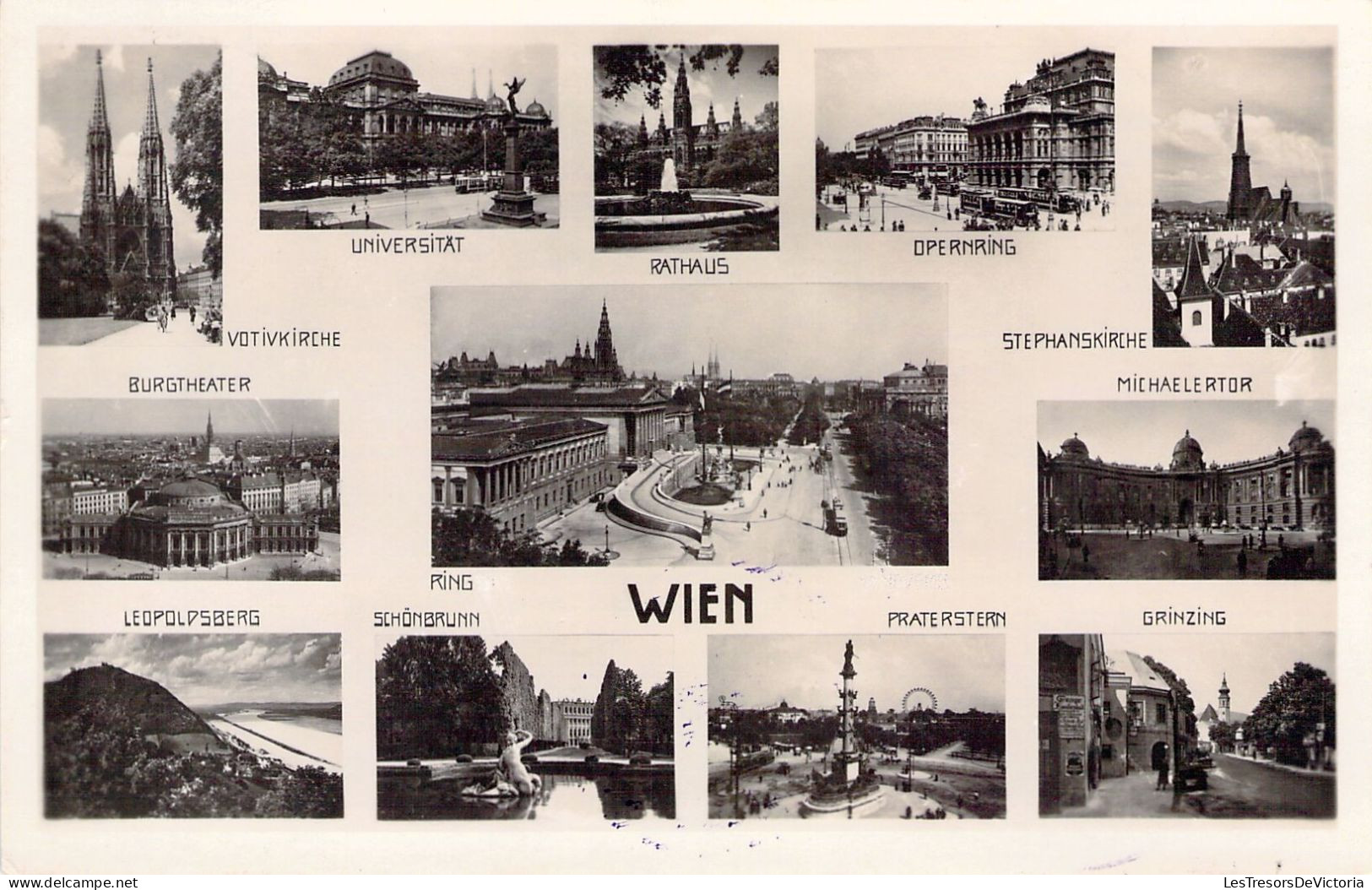 CPA - AUTRICHE - Wien - Multi Vues - Carte Postale Ancienne - Andere & Zonder Classificatie