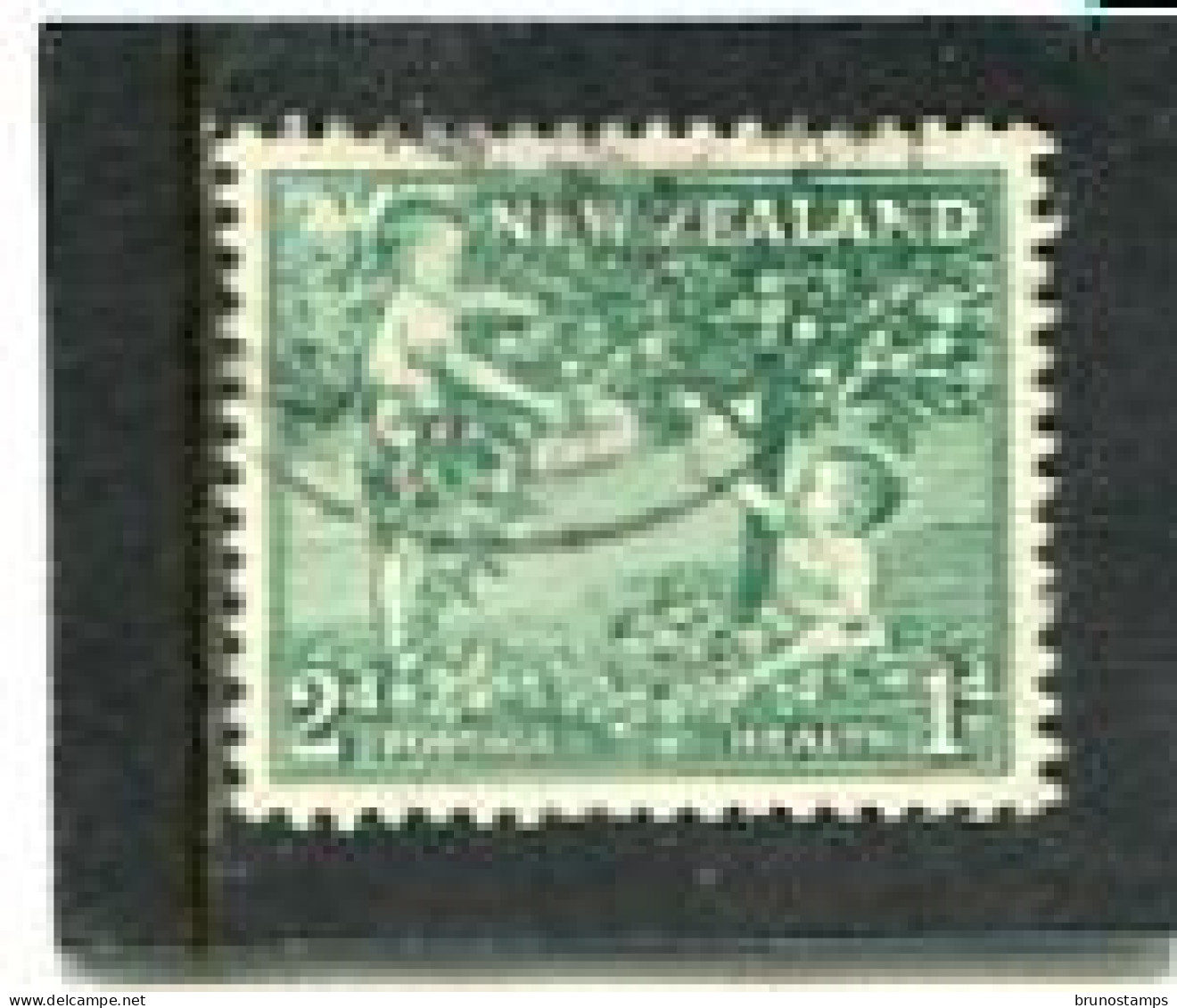 NEW ZEALAND - 1956  2d+1d  HEALTH  FINE USED - Oblitérés