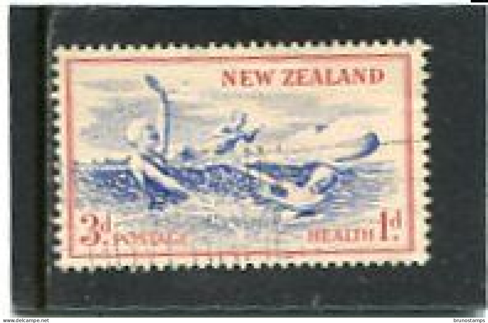 NEW ZEALAND - 1957  3d+1d  HEALTH  FINE USED - Gebruikt