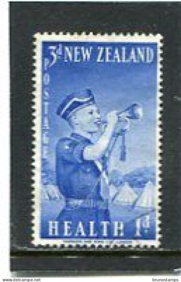 NEW ZEALAND - 1958  3d+1d  HEALTH  FINE USED - Usati