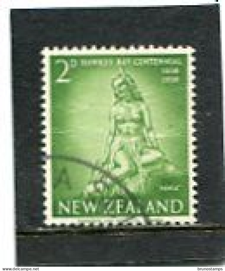 NEW ZEALAND - 1958  2d  HAWKES  FINE USED - Gebraucht