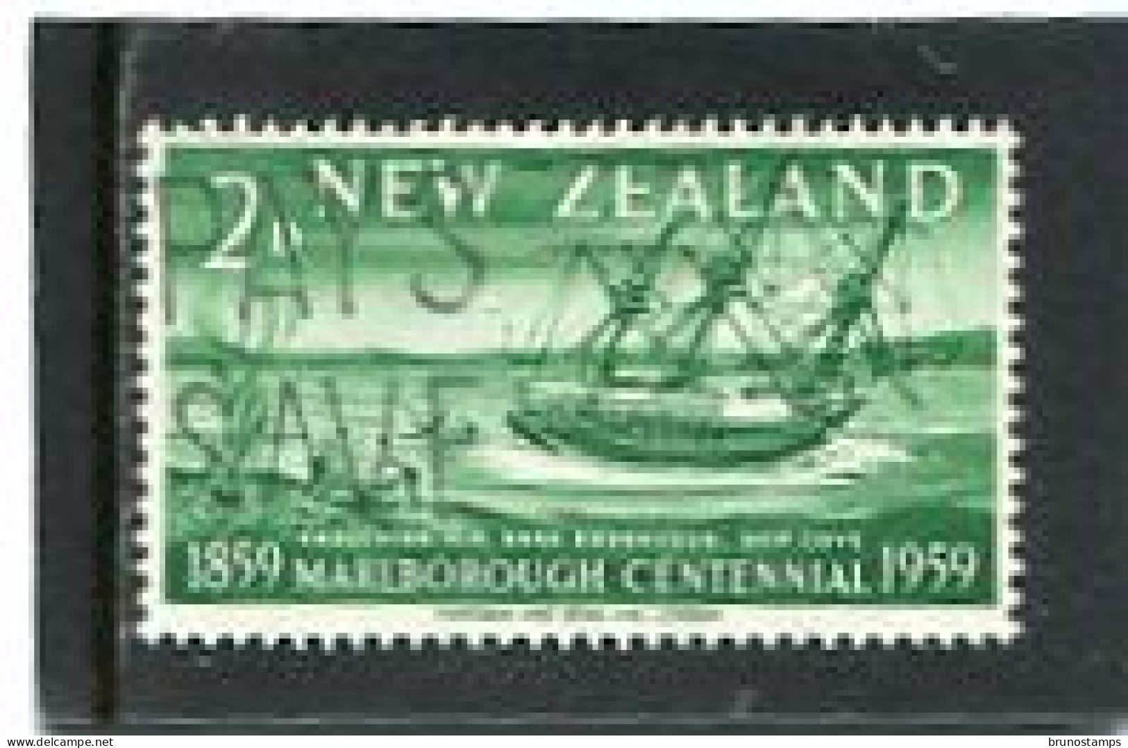 NEW ZEALAND - 1959  2d  MARLBOROUGH  FINE USED - Usati