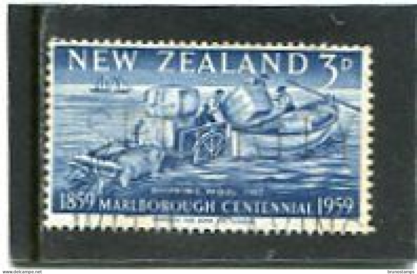 NEW ZEALAND - 1959  3d  MARLBOROUGH  FINE USED - Usati