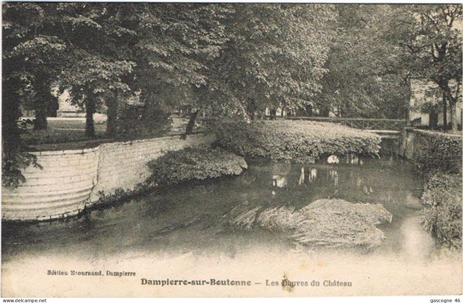 17-021 ​​​​​​​Dampierre-sur-Boutonne - Les Douves Du Château Edition Etournaud - Dampierre - Dampierre-sur-Boutonne