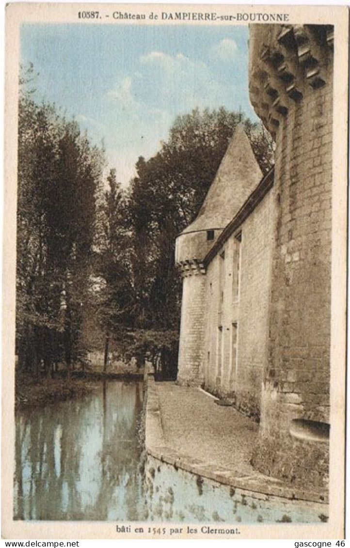 17-026 ​​​​​​​Château De Dampierre-la-Boutonne ​​​​​​​Editions Artistiques R Bergevin - La Rochelle N°10587 - Dampierre-sur-Boutonne