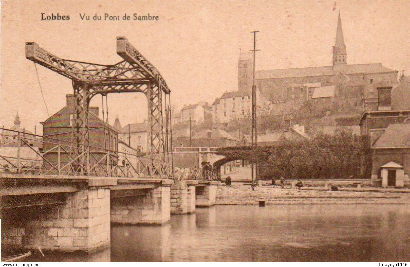 Lobbes  Vu Du Pont De Sambre N'a Pas Circulé - Lobbes