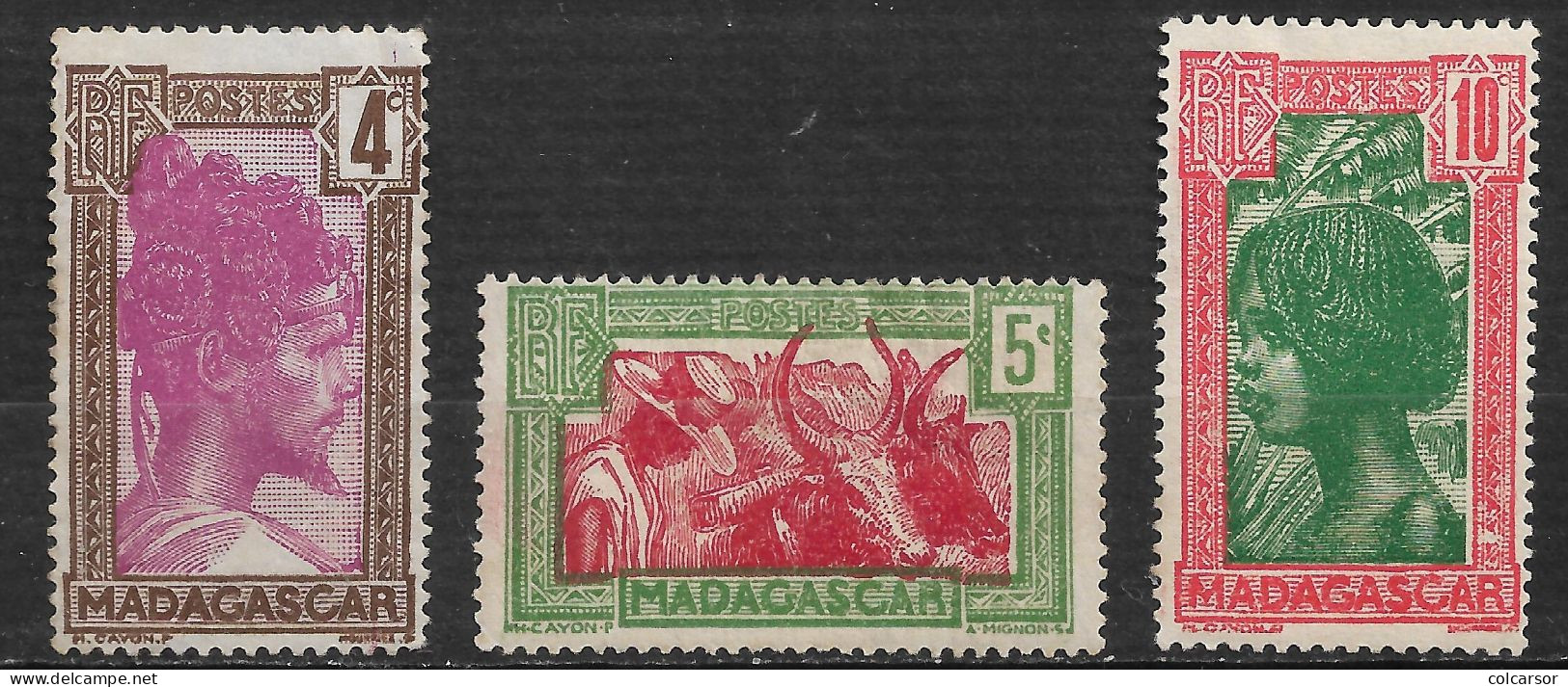 MADAGASCAR N°163/64/65 - Unused Stamps