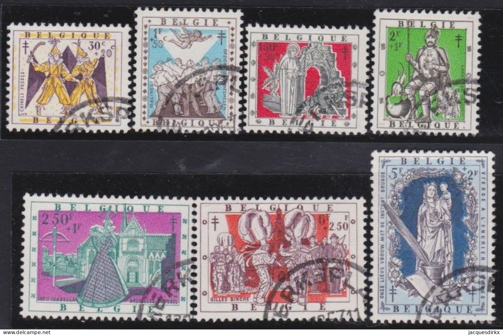 Belgie  .   OBP    .    1038/1045    .    O     .   Gestempeld     .   /   .    Oblitéré - Used Stamps