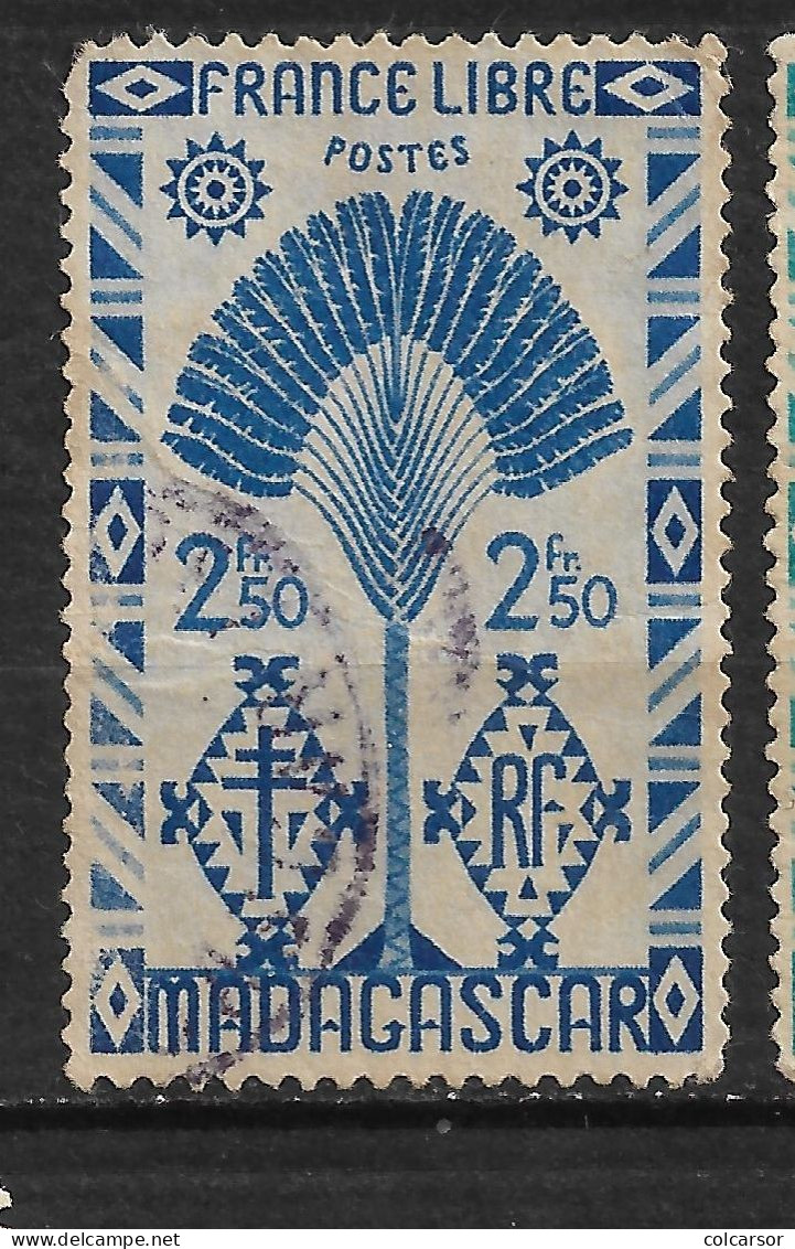 MADAGASCAR N°274 "FRANCE LIBRE " - Used Stamps