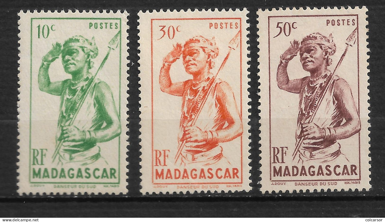 MADAGASCAR N°300/301/303 - Nuevos