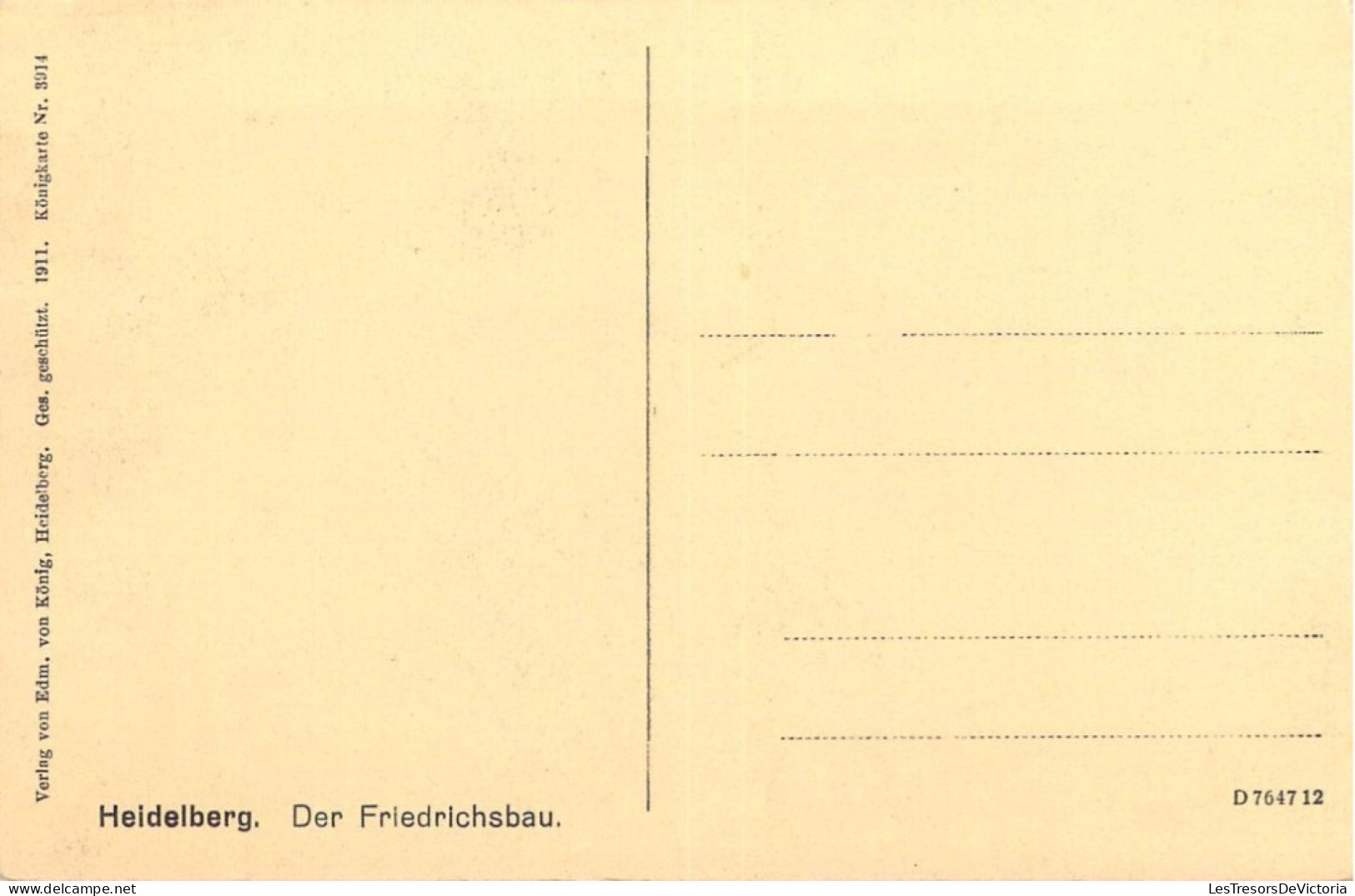 ALLEMAGNE - HEIDELBERG - Der Friedrichsbau - Carte Postale Ancienne - Otros & Sin Clasificación