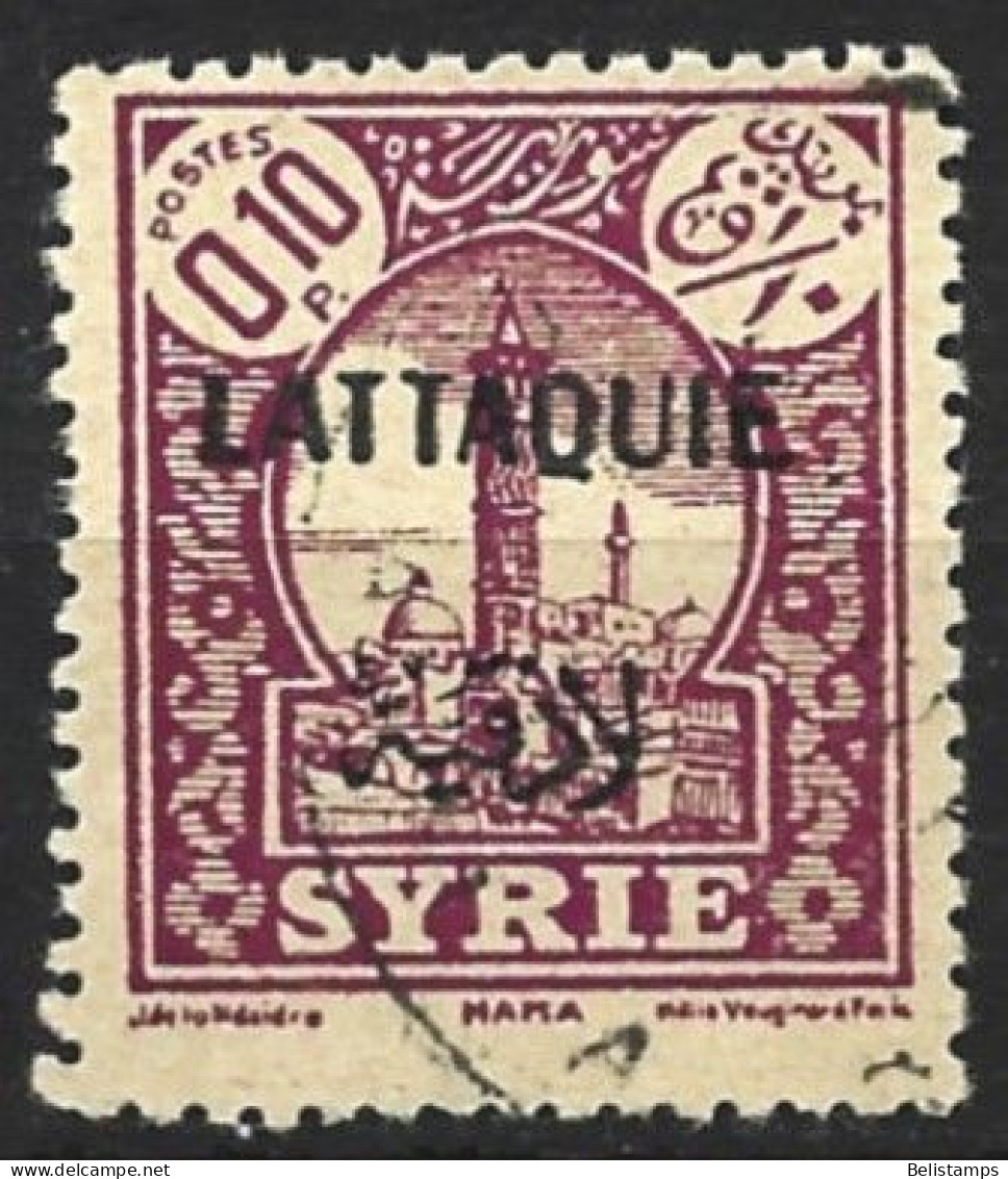 Latakia 1931. Scott #1 (U) View Of Hama - Usados