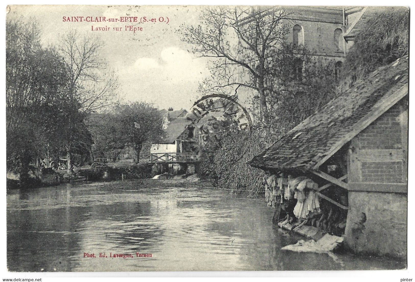 SAINT CLAIR SUR EPTE - Lavoir Sur L'Epte - Saint-Clair-sur-Epte