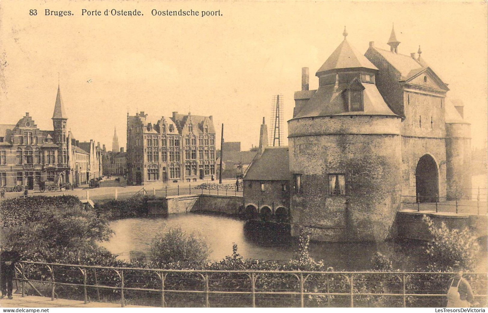 BELGIQUE - BRUGGE - Porte D'Ostende - Carte Postale Ancienne - Brugge