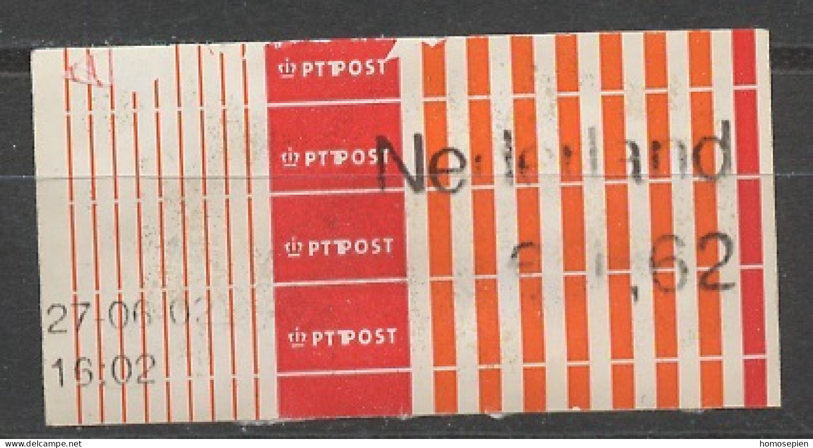 Pays Bas - Netherlands - Niederlande Distributeur 2001 Y&T N°D2-1,62€ - Michel ATM(?)-1,62€ (o) - FRAMA - Macchine Per Obliterare (EMA)