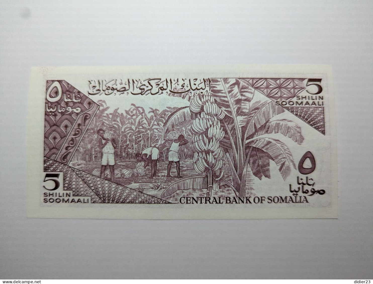 BILLET DE BANQUE SOMALIE - Somalia