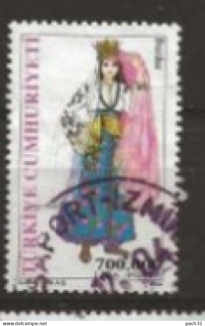 Turquie  N° YT 3102 Oblitéré  Costume Féminin 2004 - Used Stamps