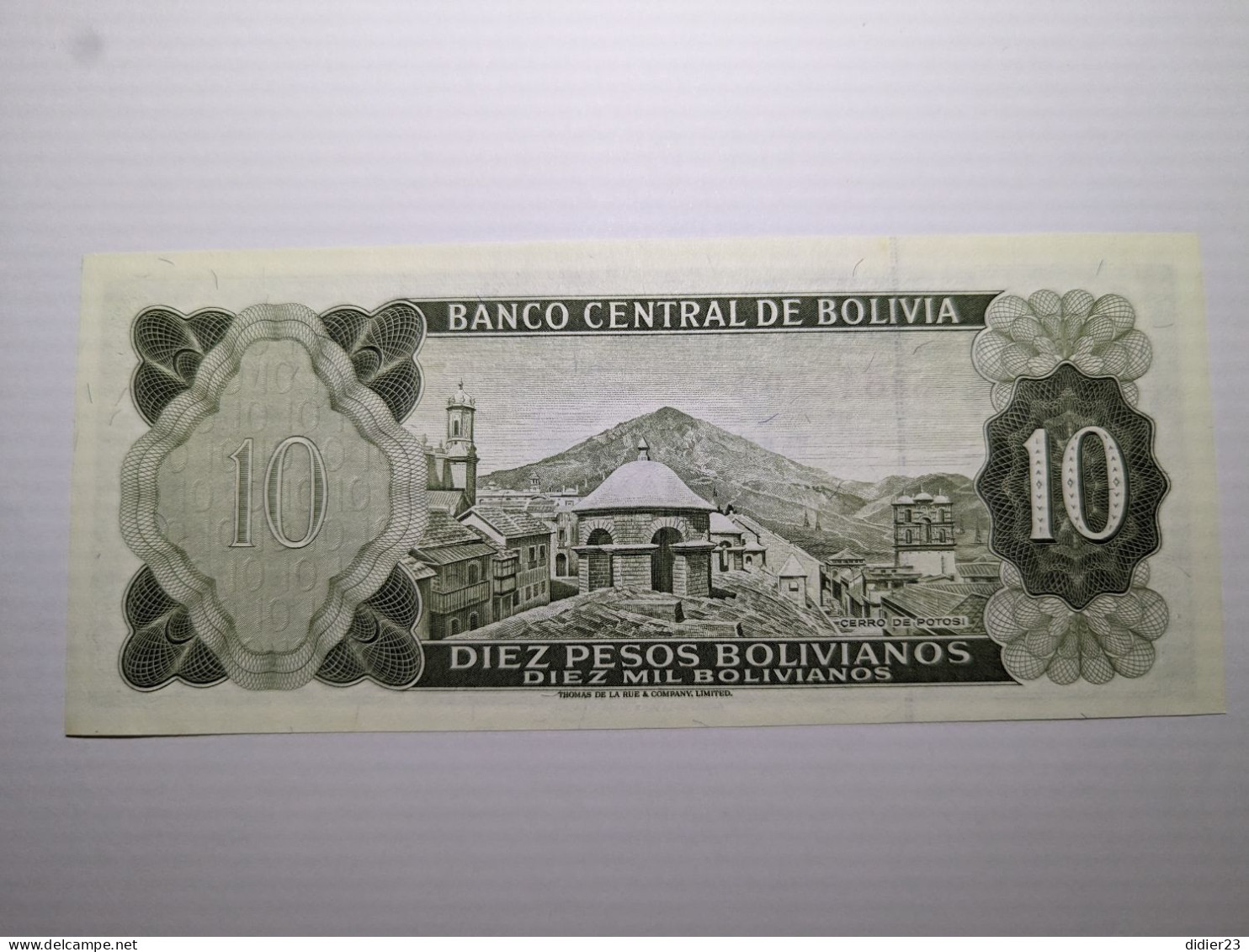 BILLET DE BANQUE BOLIVIE - Bolivien