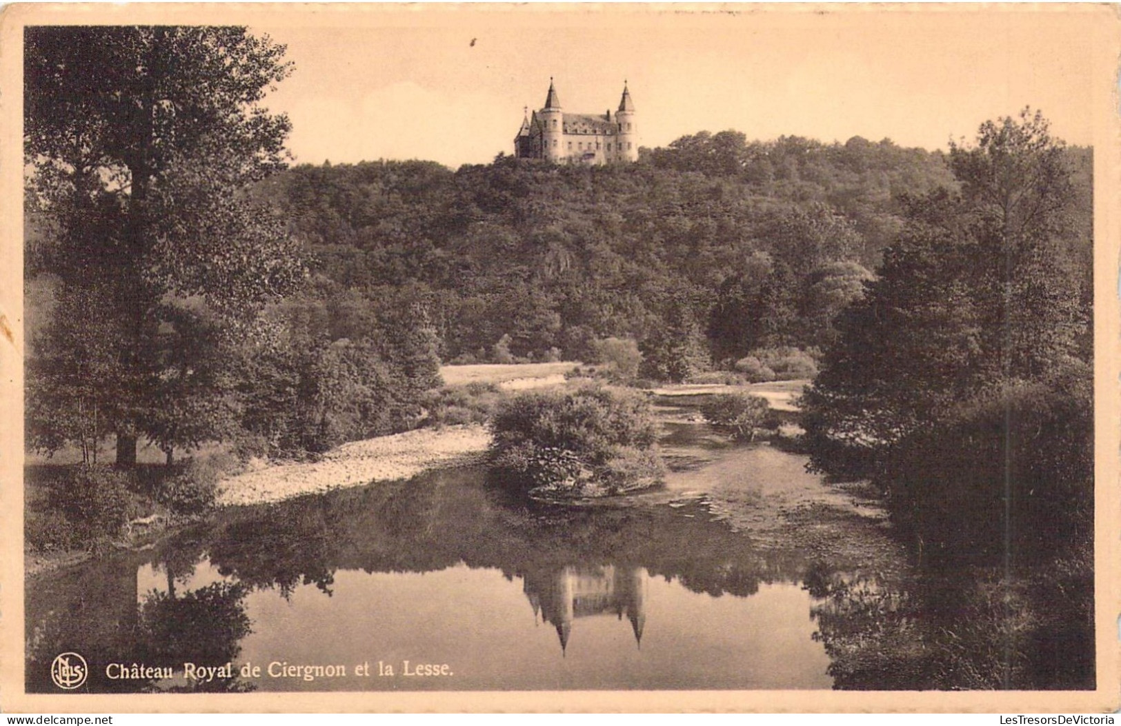 BELGIQUE - CIERGNON - Château Royal De Cergnon Et La Lesse - Edit N Devaux - Carte Postale Ancienne - Otros & Sin Clasificación