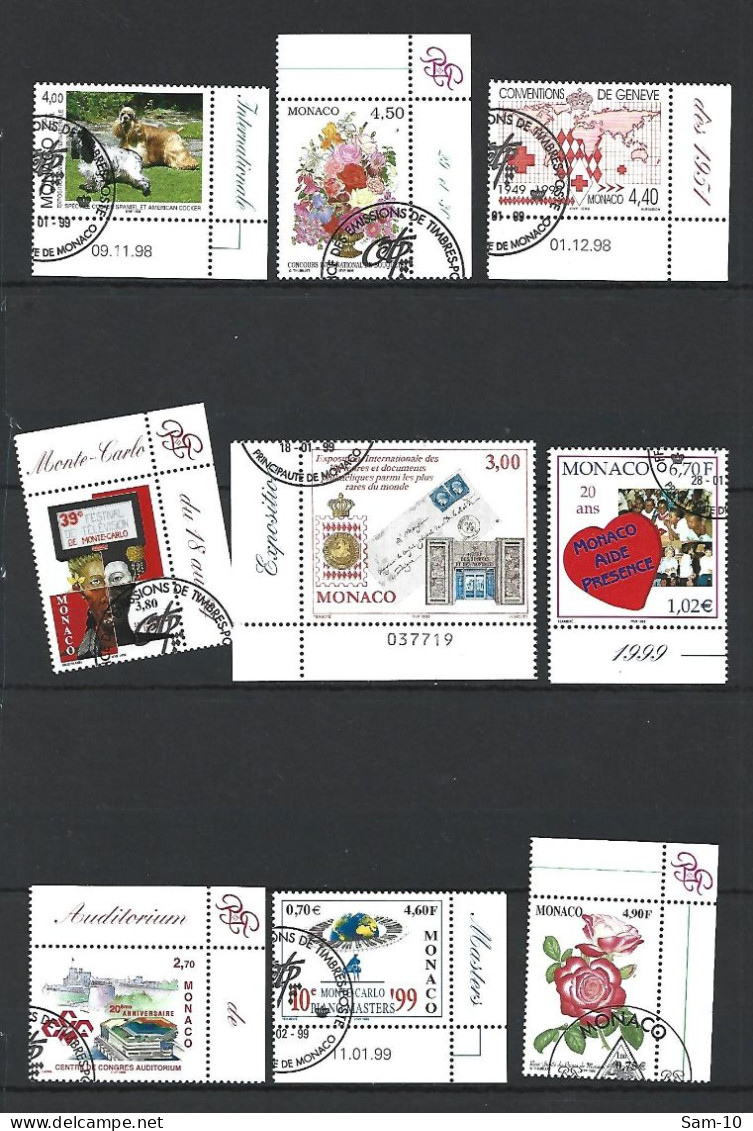 Timbre De Monaco Oblitéré N 2186 / 2229   Année 1999 - Used Stamps