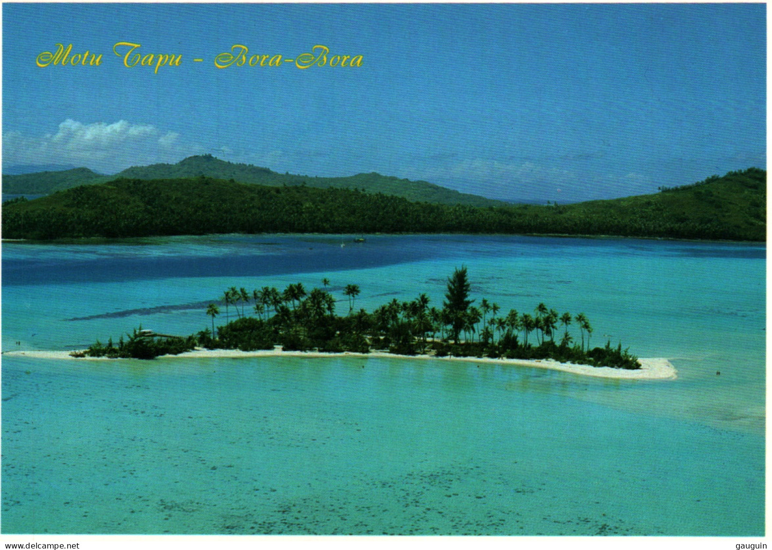 CPM - BORA-BORA - Vues Aériennes Des îles ...  LOT 4 CP / Edition E.Christian / Pacific - Polynésie Française